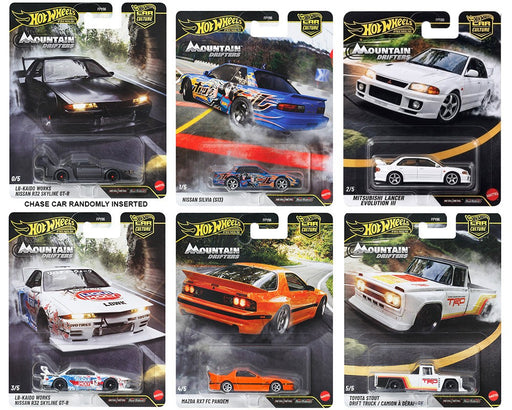Car Culture 2027 - Mountain Drifters - Release A Set Of 10 Cars - Hot Wheels 1:64 - FPY86-962A Passion DIecast