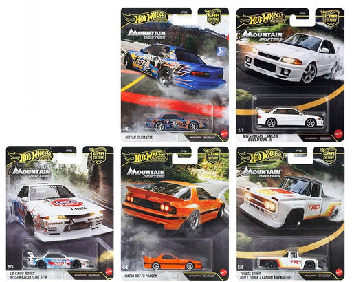 Car Culture 2027 - Mountain Drifters - Release A Set Of 5 Cars - Hot Wheels 1:64 - FPY86-962A Passion DIecast