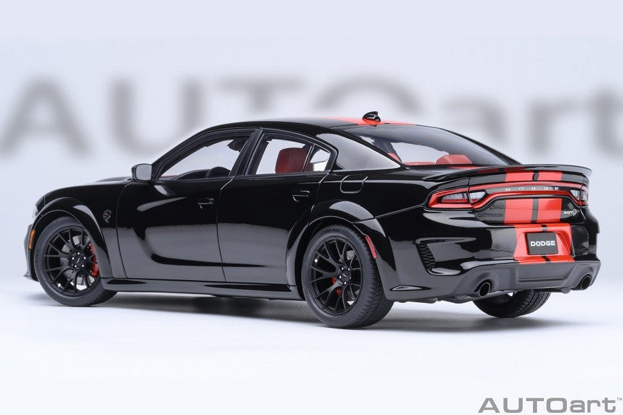 Dodge Charger SRT Hellcat Redeye Jailbreak (Pitch Black) - Autoart 1/18 - 71754 - Passion Diecast 