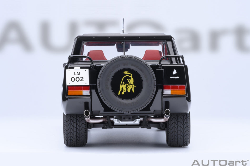Lamborghini LM002 (Nero Tenebre) - Autoart 1/18 - 74550 - Passion Diecast 