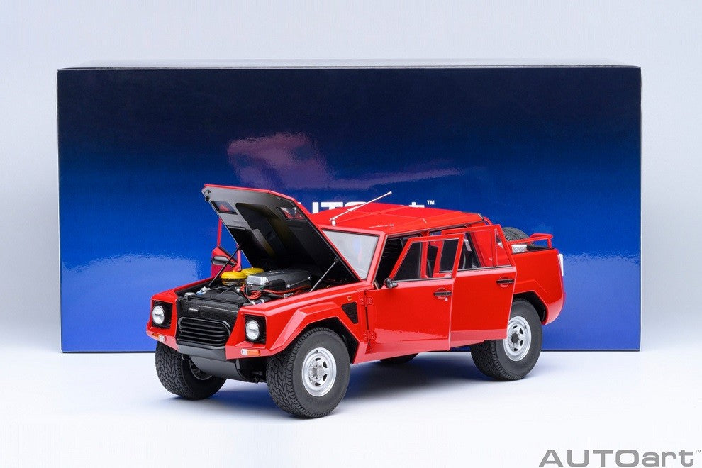 Lamborghini LM002 (Rosso Siviglia) - Autoart 1/18 - 74551 - Passion Diecast 