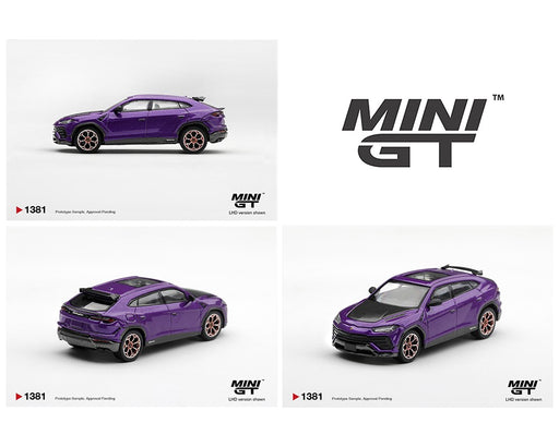 Lamborghini Urus Performante Viola Pasifae - Mini GT - 1:64 - MGT01381 Passion Diecast