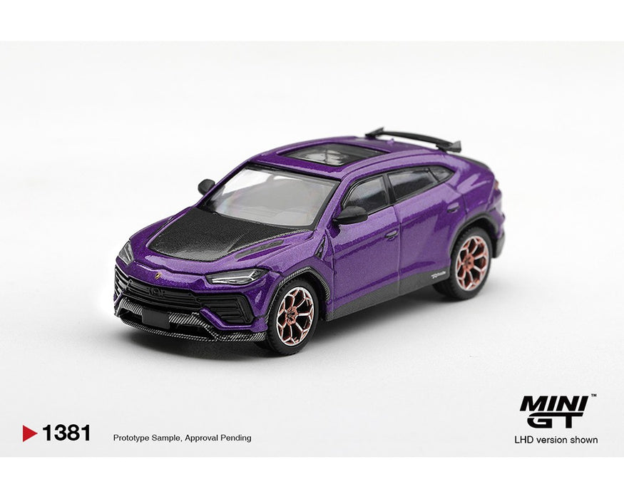 Lamborghini Urus Performante Viola Pasifae - Mini GT - 1:64 - MGT01381 Passion Diecast