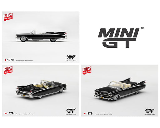 Cadillac Eldorado Biarritz 1959 Black - Mini GT - 1:64 - MGT01379 Passion Diecast