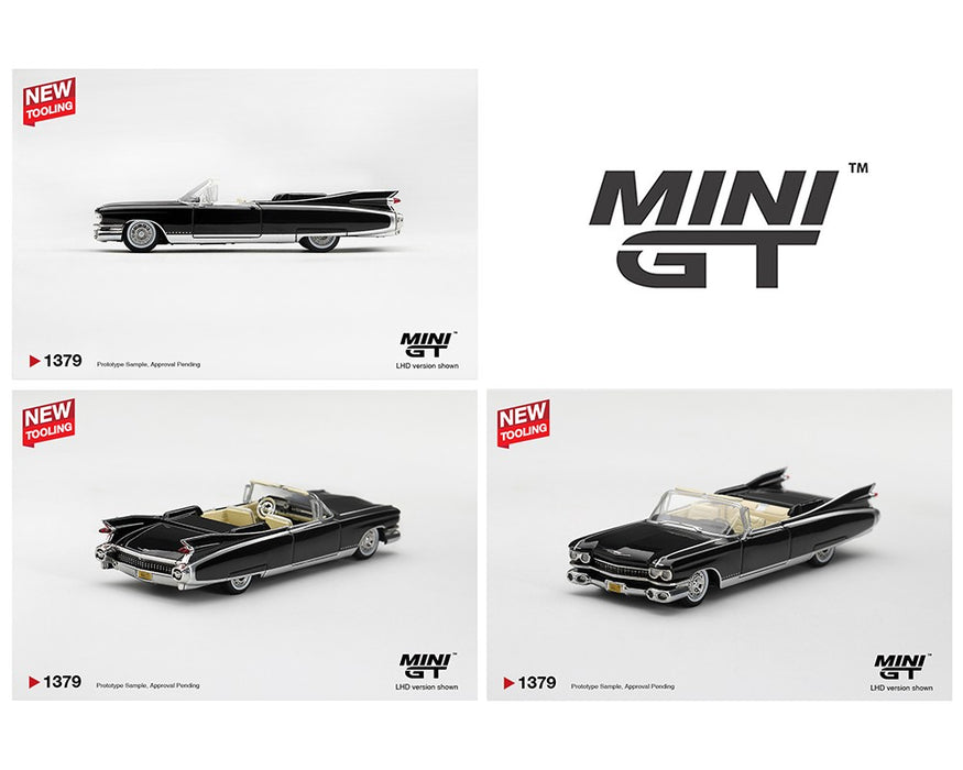 Cadillac Eldorado Biarritz 1959 Black - Mini GT - 1:64 - MGT01379 Passion Diecast