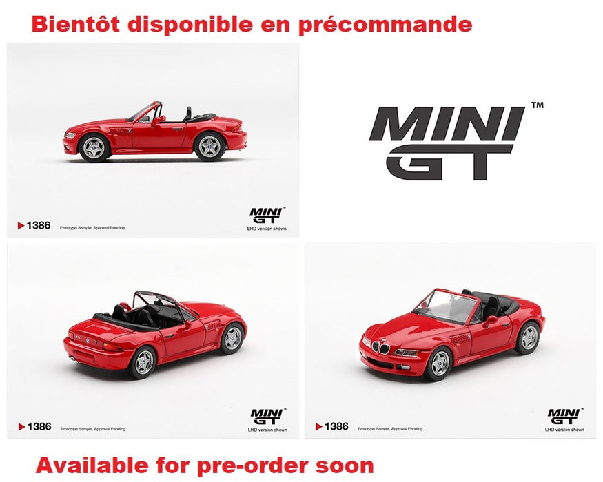BMW Z3 Hellrot Rouge - Mini GT - 1:64 - MGT01386 Passion Diecast