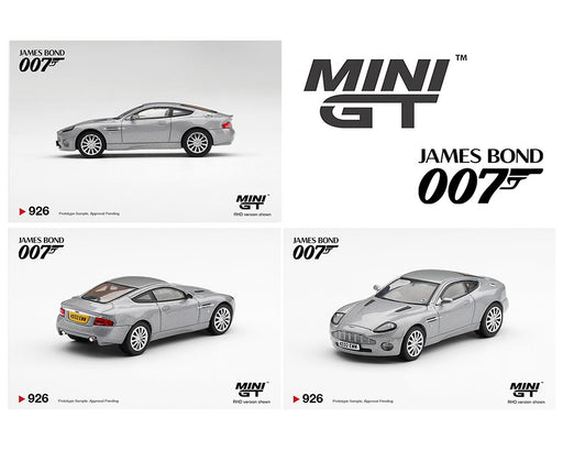 James Bond 007 Aston Martin V12 Vanquish Die Another day - Mini GT - 1:64 - MGT00926-007E Passion Diecast