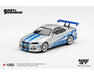 Nissan Skyline GT-R C-West 2 Fast 2 Furious Brian OConner - Mini GT - 1:64 - MGT01252 Passion Diecast