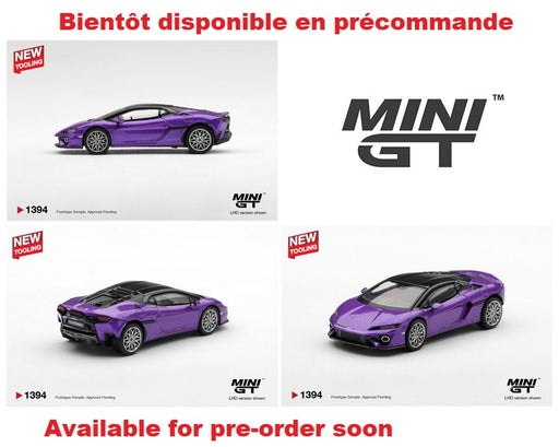 Lamborghini Temerario Viola Pasifae - Mini GT - 1:64 - MGT01394 Passion Diecast
