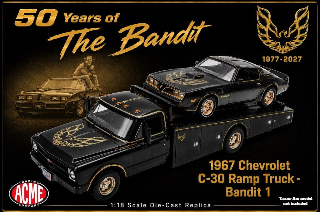Bandit 1 - 1967 Chevrolet C-30 Ramp Truck - ACME - 1/18 - A1801714