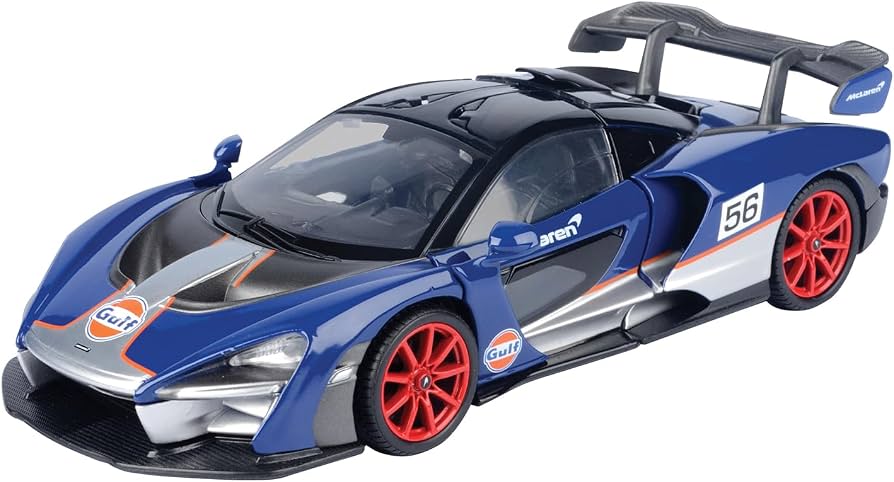 McLaren Senna - Dark Blue - Gulf - Motormax 1-24 - 79668