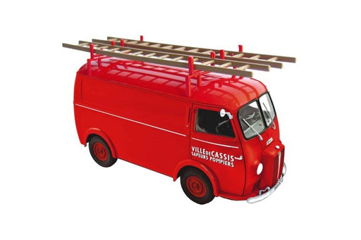 Peugeot D3A 1955 with Ladders Pompiers  Norev 1/18 184707 Passion Diecast 