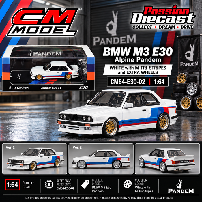 CM64-E30-02 — Affiche IA / AI poster — Les images peuvent différer du produit réel / Images may differ from actual product