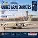 United Arab Emirates C-17 1228 — promotional montage inspired by Al Minhad NHD with Passion Diecast logo