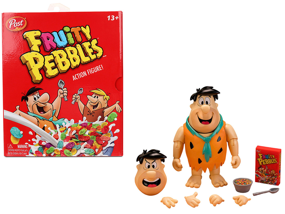 Fred Flintstone Jada 35979 — figurine 6 pouces, accessoires et boîte