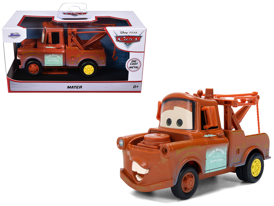 Mater dépanneuse brune effet rouillé Cars Jada 1:32 — miniature et boîte