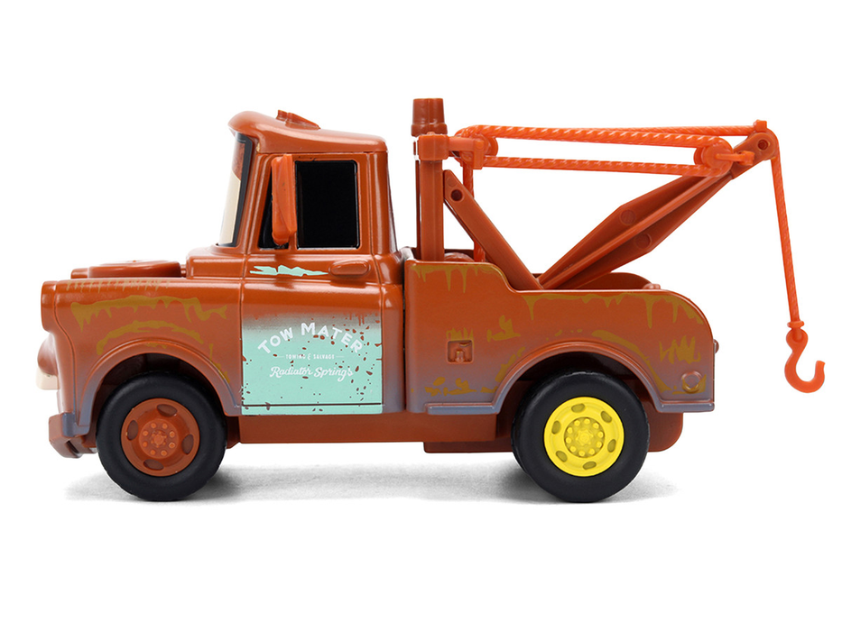 Mater dépanneuse brune effet rouillé Cars Jada 1:32 — profil