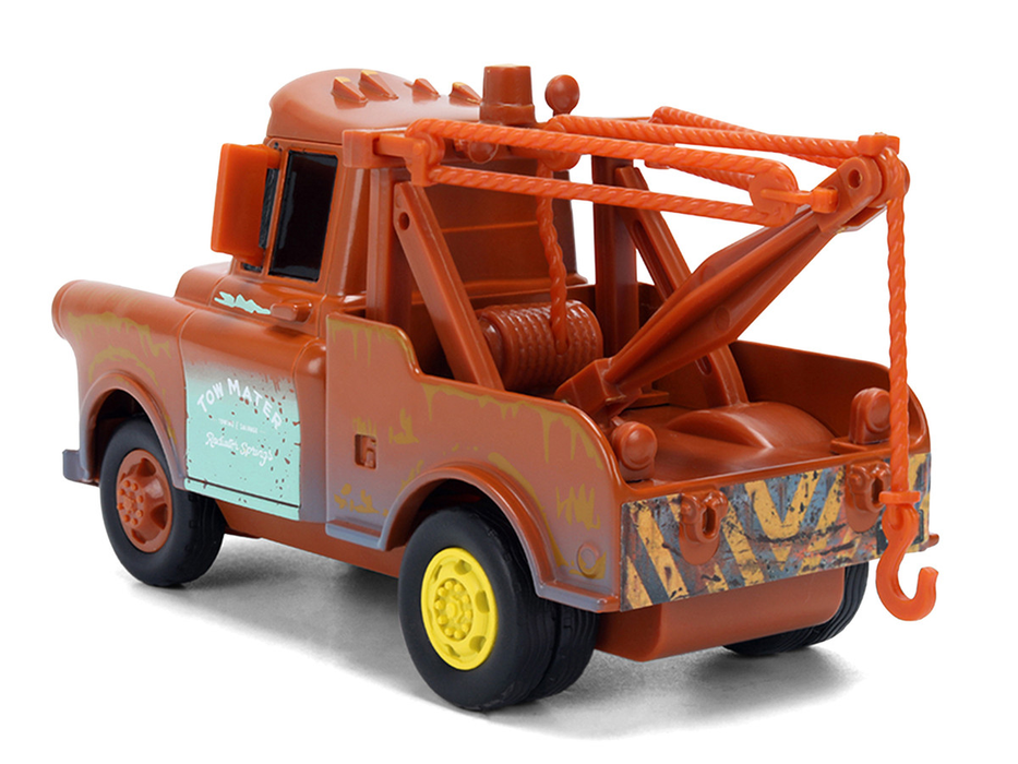 Mater dépanneuse brune effet rouillé Cars Jada 1:32 — vue arrière et crochet
