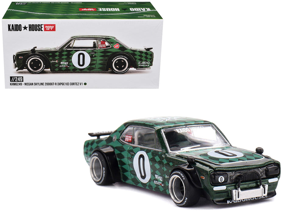 (Preorder) Nissan Skyline 2000GT-R (KPGC10) Cortez V1 - Mini GT & Kaido★House 1/64 - KHMG249