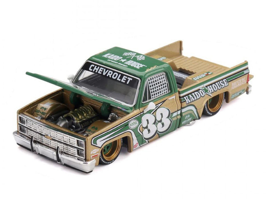 (Preorder) Chevrolet Silverado Kaido Intimidator V2 - Beige - Mini GT & Kaido★House 1/64 - KHMG267