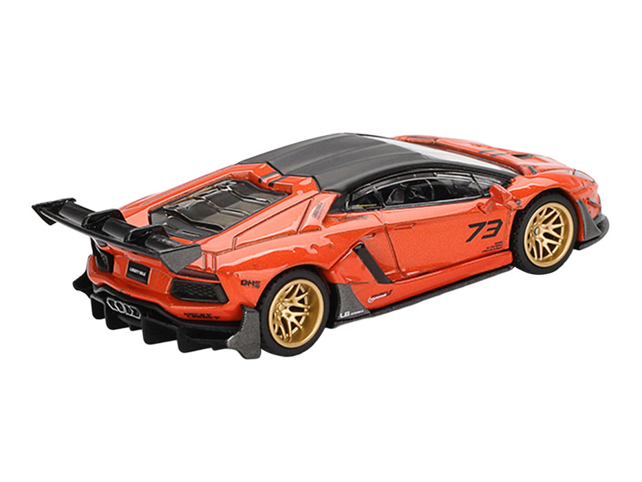 (Preorder) LB★WORKS Lamborghini Aventador - Orange - MDX 2025 - Mini GT - 1:64 - MGT01133