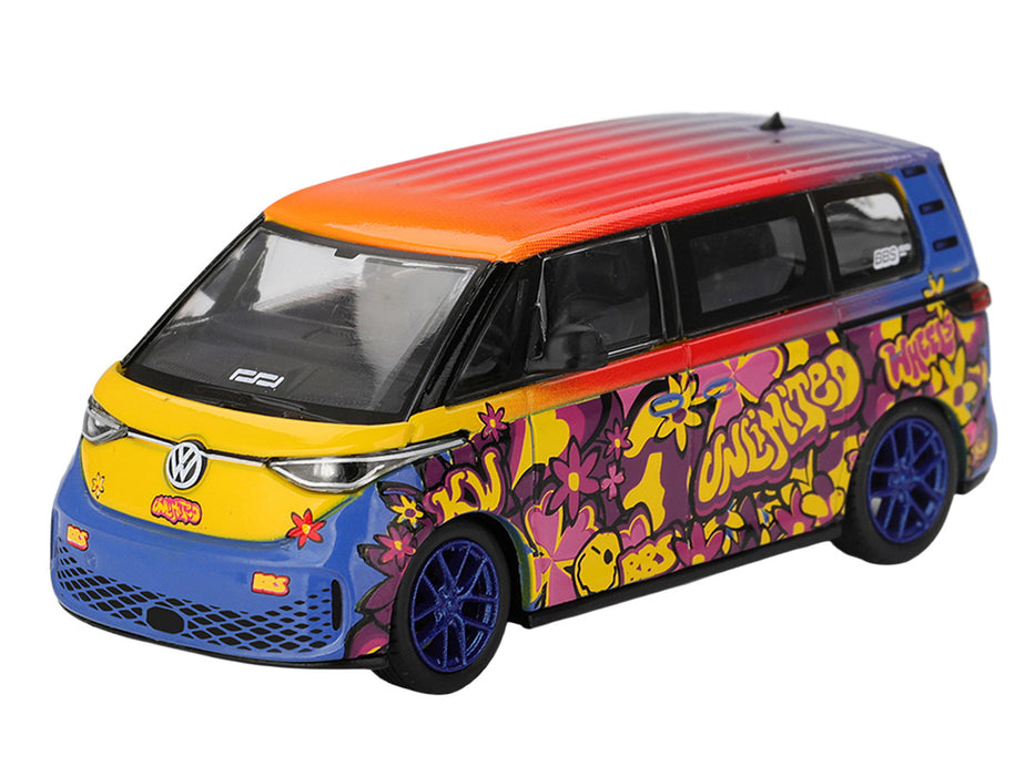 (Preorder) Volkswagen ID. Buzz KW/BBS - Orange - Mini GT - 1:64 - MGT01159
