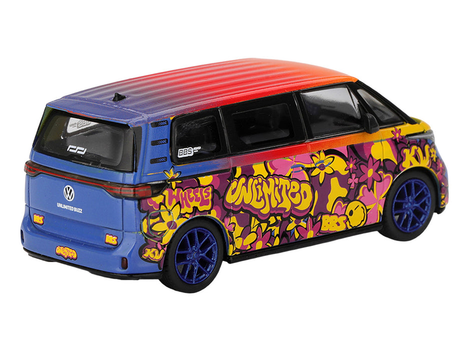 (Preorder) Volkswagen ID. Buzz KW/BBS - Orange - Mini GT - 1:64 - MGT01159