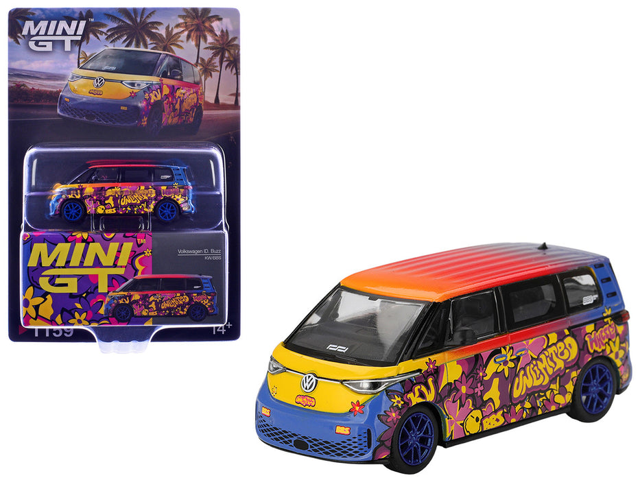 (Preorder) Volkswagen ID. Buzz KW/BBS - Orange - Mini GT - 1:64 - MGT01159