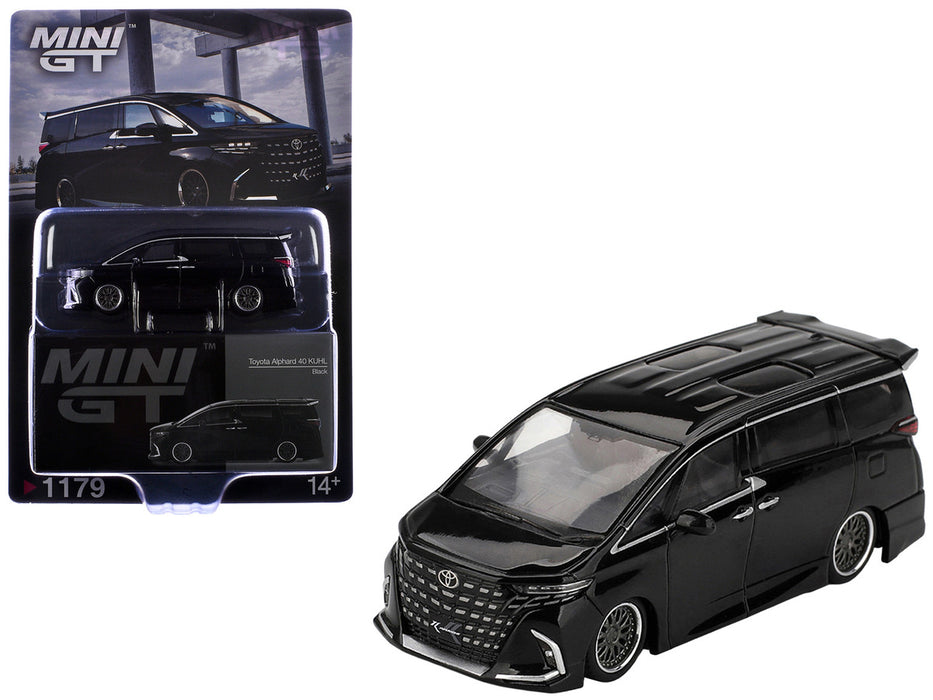 Toyota Alphard 40 KUHL - Black - Mini GT - 1:64 - MGT01179