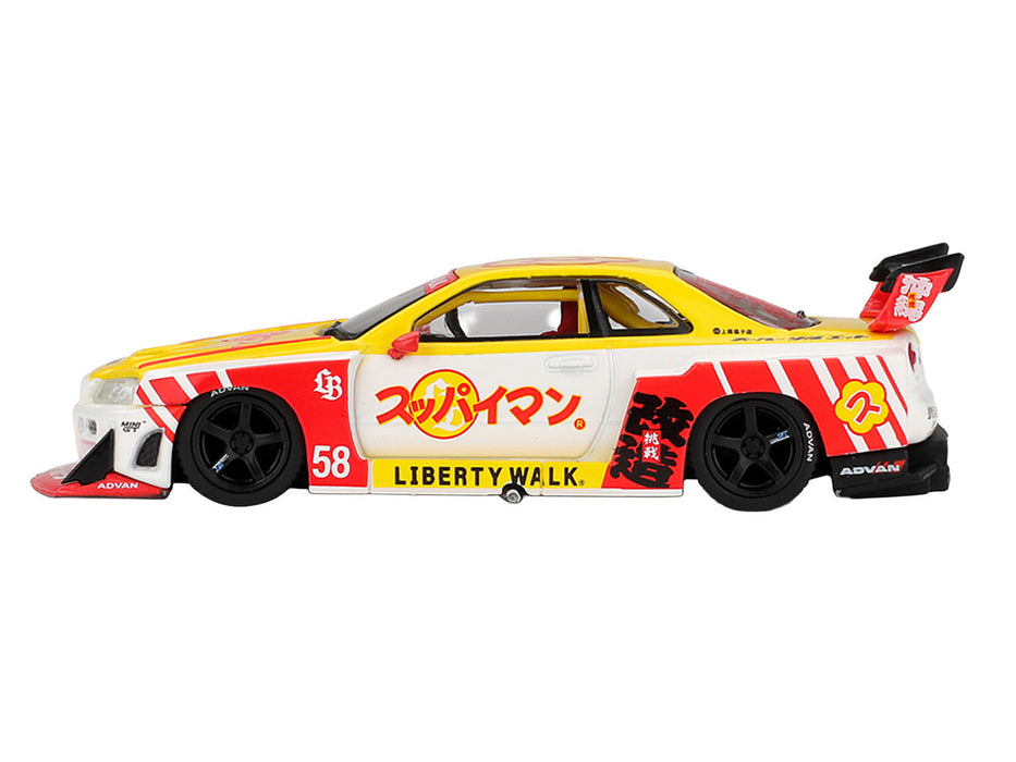 (Preorder) Nissan LB-ER34 Super Silhouette SKYLINE Suppaiman Okinawa - Mini GT - 1:64 - MGT01204