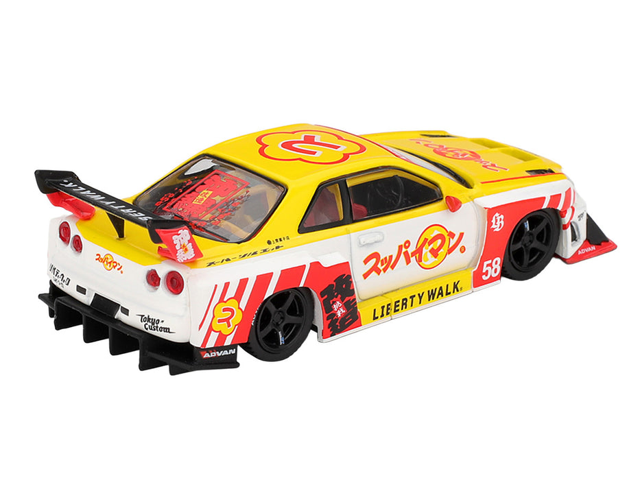 (Preorder) Nissan LB-ER34 Super Silhouette SKYLINE Suppaiman Okinawa - Mini GT - 1:64 - MGT01204