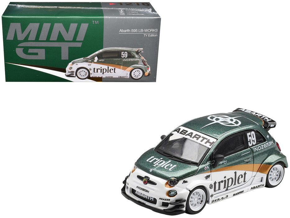 (Preorder) Abarth 595 LB-WORKS TY Edition - Mini GT - 1:64 - MGT01216
