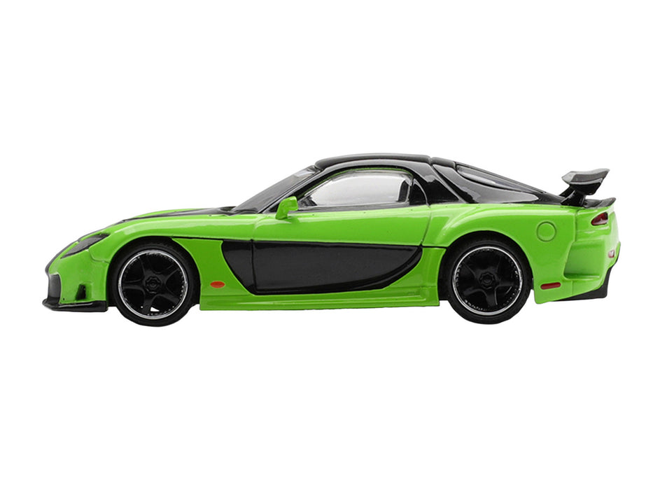 (Preorder) Mazda RX-7 VeilSide Fortune7 - Green - Mini GT - 1:64 - MGT01223