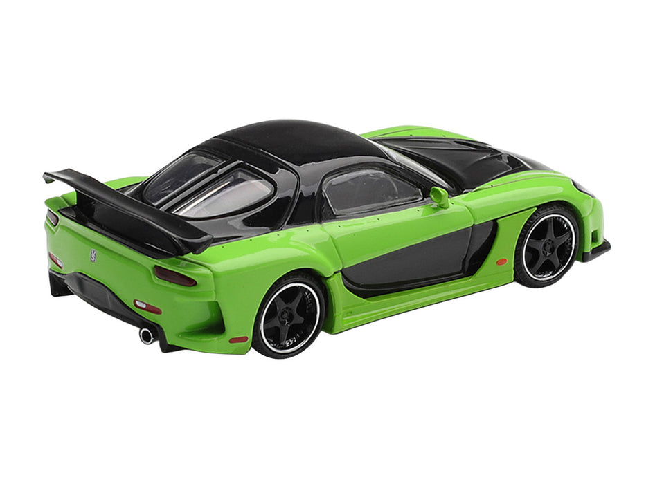 (Preorder) Mazda RX-7 VeilSide Fortune7 - Green - Mini GT - 1:64 - MGT01223