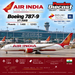 Visuel généré par IA Air India Boeing 787-9 VT-AWB Phoenix Models 1:400 aéroport de Delhi