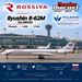 Affiche illustrative générée par IA Rossiya Ilyushin Il-62M RA-86540 Phoenix Models 1:400 aéroport de Pulkovo
