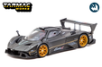 Pagani Zonda R Matte Exposed Carbon Fiber - vue avant Tarmac Works T64G-TL015-BCF